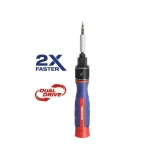 Precisieschroevendraaierset – 9-in-1 – DOUBLE DRIVE Ratel