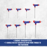 Inbussleutelset 8-delig T-model CR-V - Afbeelding 3