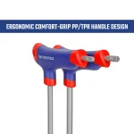 Torxsleutelset T-vormig met houder 8-delig - Afbeelding 2