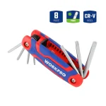 Torxsleutelset uitvouwbaar 8-delig - Afbeelding 5