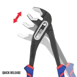 Waterpomptang 250mm CR-V - Afbeelding 5