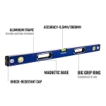 Waterpas aluminium magnetisch 900mm  (heavy duty) - Afbeelding 2