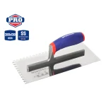 RVS plakspaan met softgrip 280×130mm, 6x10mm