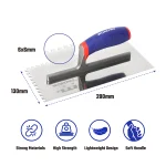 RVS plakspaan met softgrip 280×130mm, 6x10mm - Afbeelding 5