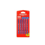 Decoupeerzaagbladset voor hout T-aansluiting 100mm x 6T CR-V 5-delig - Afbeelding 2