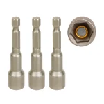 Magnetische zeskantdop 65×6mm 3-delig