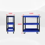 Gereedschapstrolley met 3 planken - Afbeelding 6