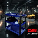 Gereedschapstrolley met 3 planken - Afbeelding 4