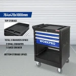 Gereedschapswagen met 3 laden - Afbeelding 4